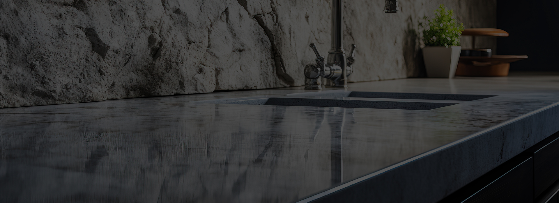 SS Mermer Granit Mutfak Tezgahları